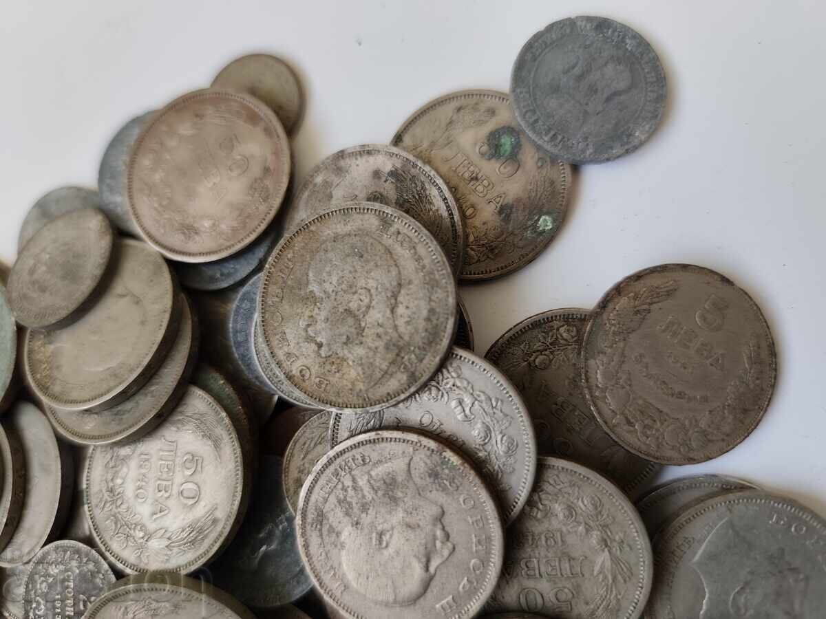 Παράδοση 0.01€. Λοτ Βασιλικά Νομίσματα 80 τεμάχια - Β.Ζ.Κ