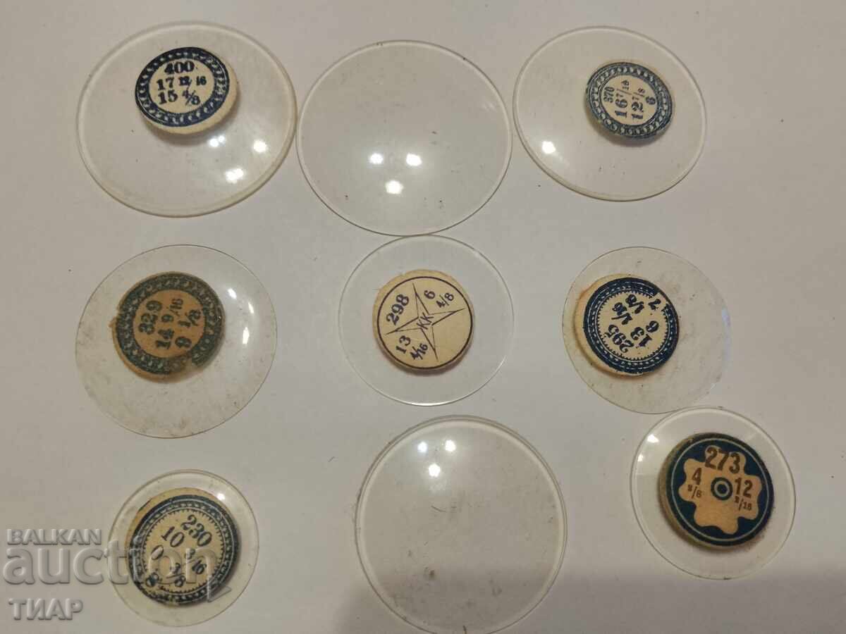 Стъкла за часовници 9бр Стъкла за часовници 9бр