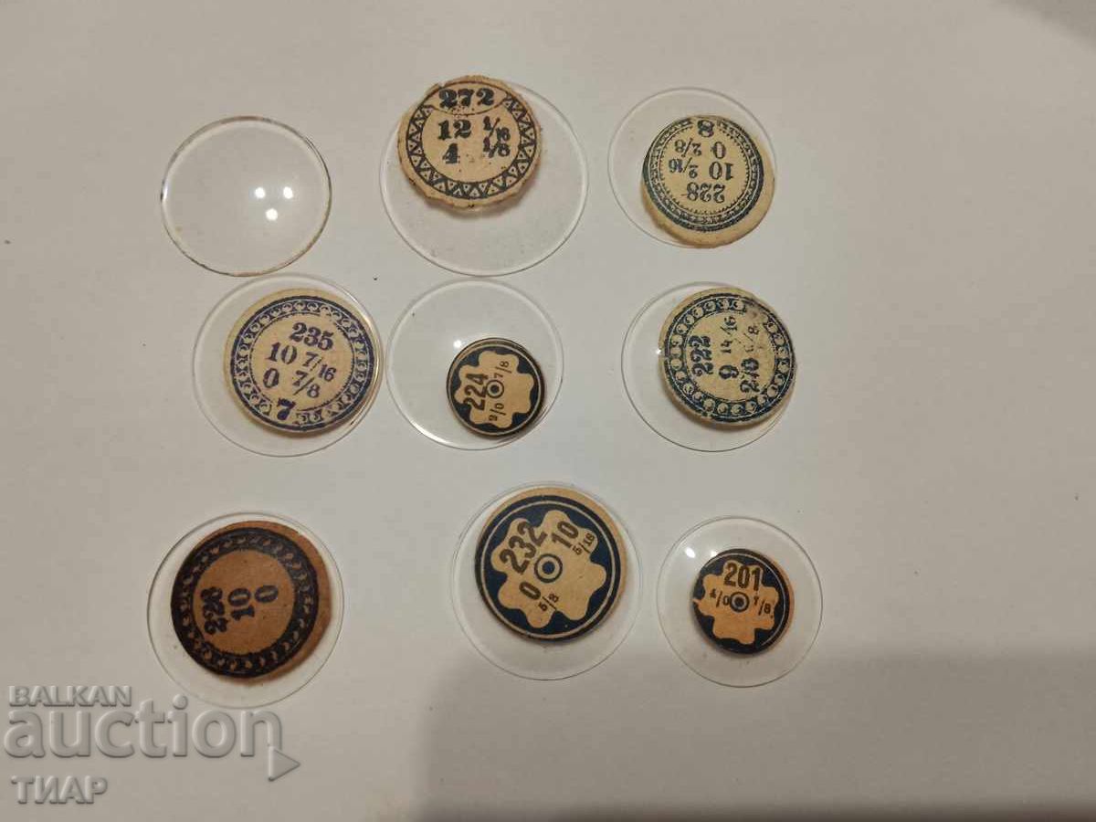 Geamuri pentru ceasuri 9 buc