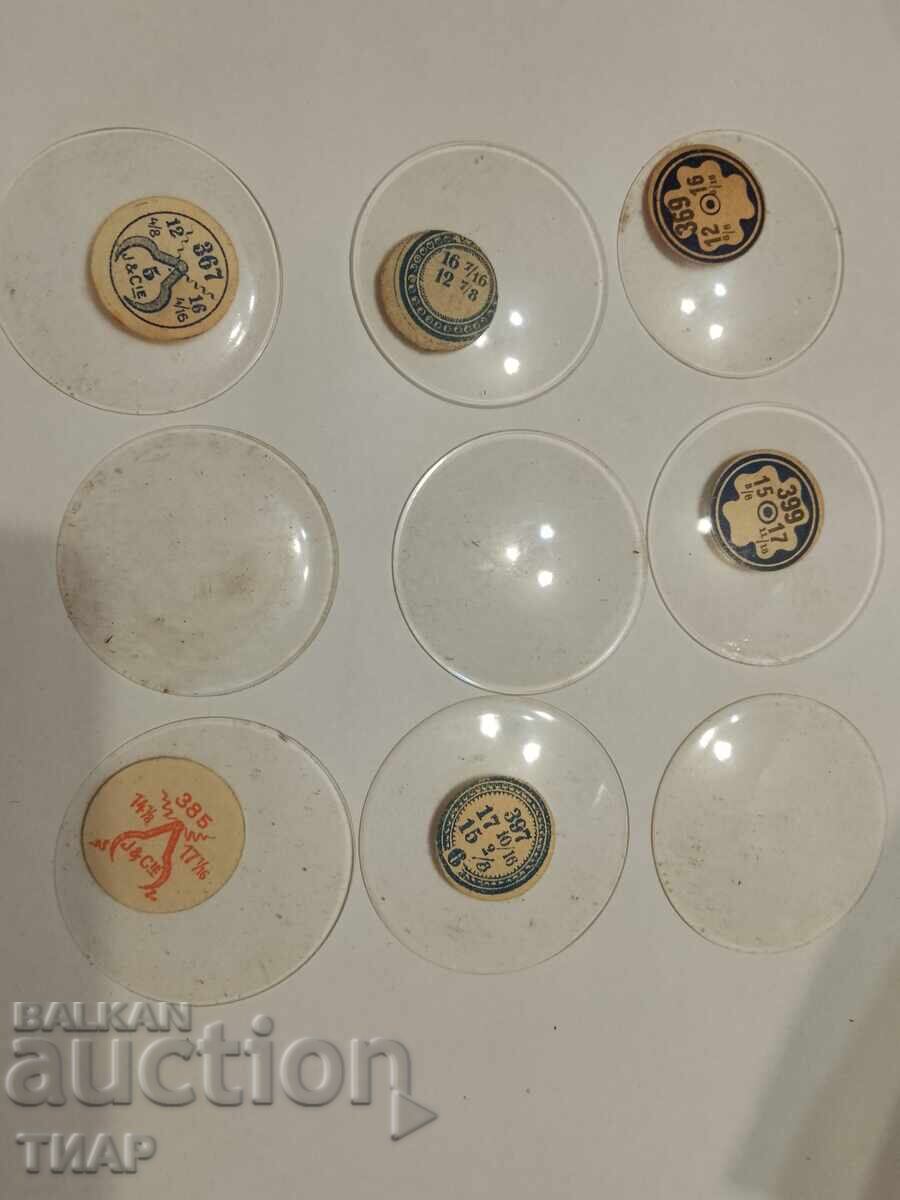 Geamuri pentru ceasuri 9 buc