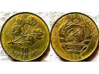мозамбик 10 метикалс 1994