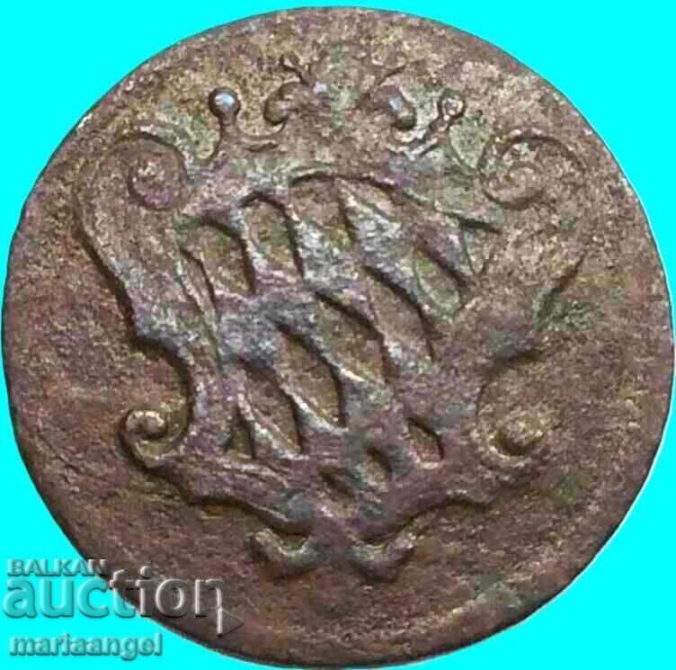 1 Pfennig 1765 Bavaria Germania Maximilian Iosif - 5 1 Pfennig 1765 Bavaria Germania Maximilian Iosif - 5