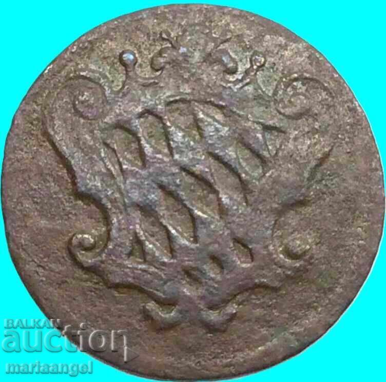 1 Pfennig 1765 Bavaria Germany Maximilian Joseph 1 Pfennig 1765 Bavaria Germany Maximilian Joseph