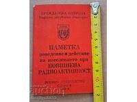 Material promoțional: Marcaj pentru radioactivitate sporită