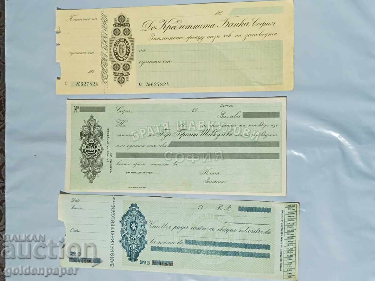 Livrarea Vechi cecuri nefolosite 1920