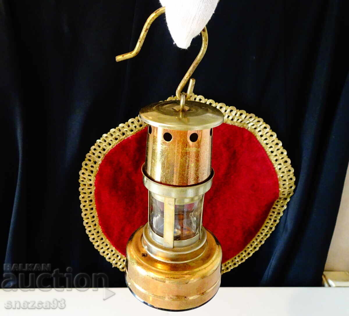 Lanternă britanică din cupru pe baterii, felinar, lampă cu gaz - 5 Lanternă britanică din cupru pe baterii, felinar, lampă cu gaz - 5