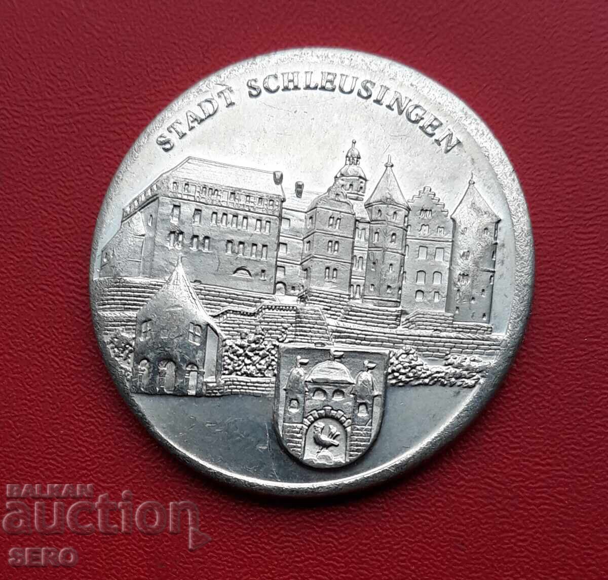Μετάλλιο-Γερμανία-775 έτος. πόλη Σλέζινγκεν