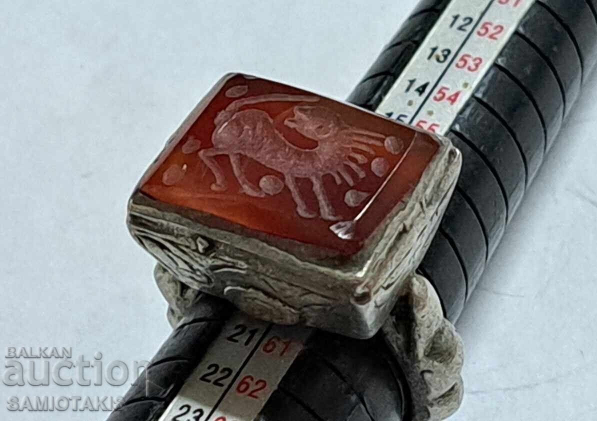 PERSIAN, SILVER RINGS - SEALS FROM THE 18th CENTURY WITH NATURAL with price € 100.00 | 195.58 BGN