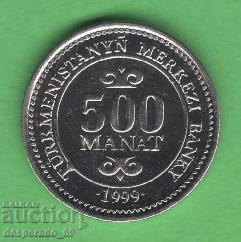 (¯`'•.¸ 500 manat 1999 ΤΟΥΡΚΜΕΝΙΣΤΑΝ UNC ¸.•'´¯)