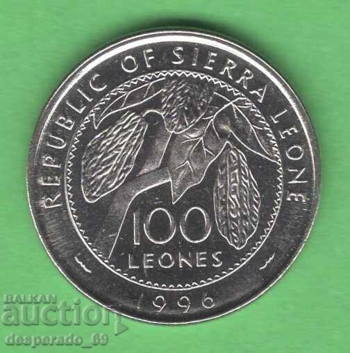 (¯`'•.¸ 100 leone 1996 SIERRA LEONE UNC- ¸.•'´¯)