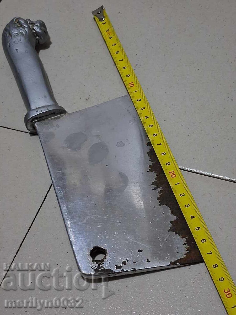 Σαδράκι με λαβή κεφαλής λιονταριού τσεκούρι τσεκούρι μαχαίρι με τιμή € 34.93 | 68.32 BGN