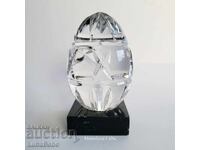 Cristal Waterford, ou de cristal pe piedestal de marmură