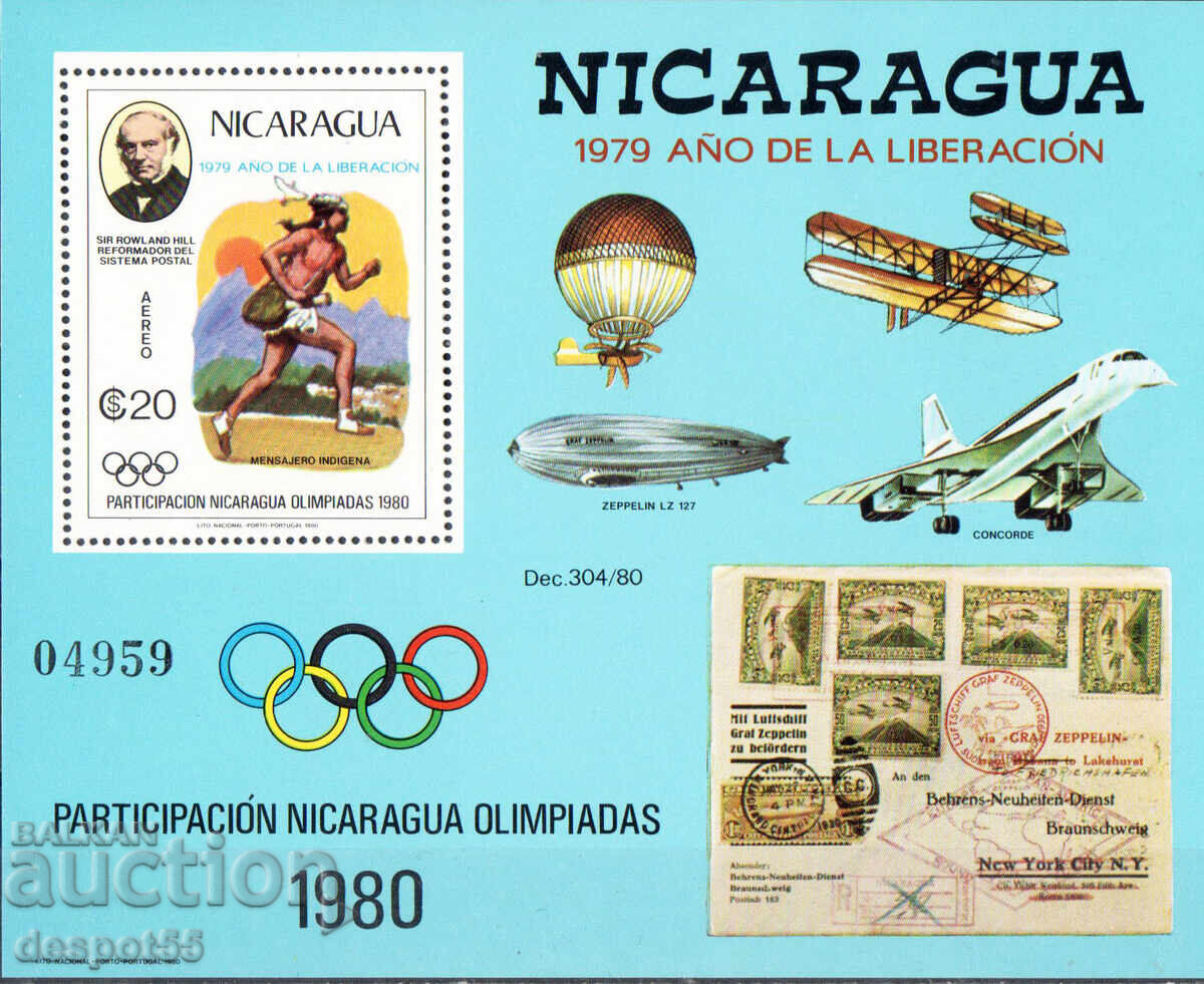 1980. Nicaragua. Important events. Block