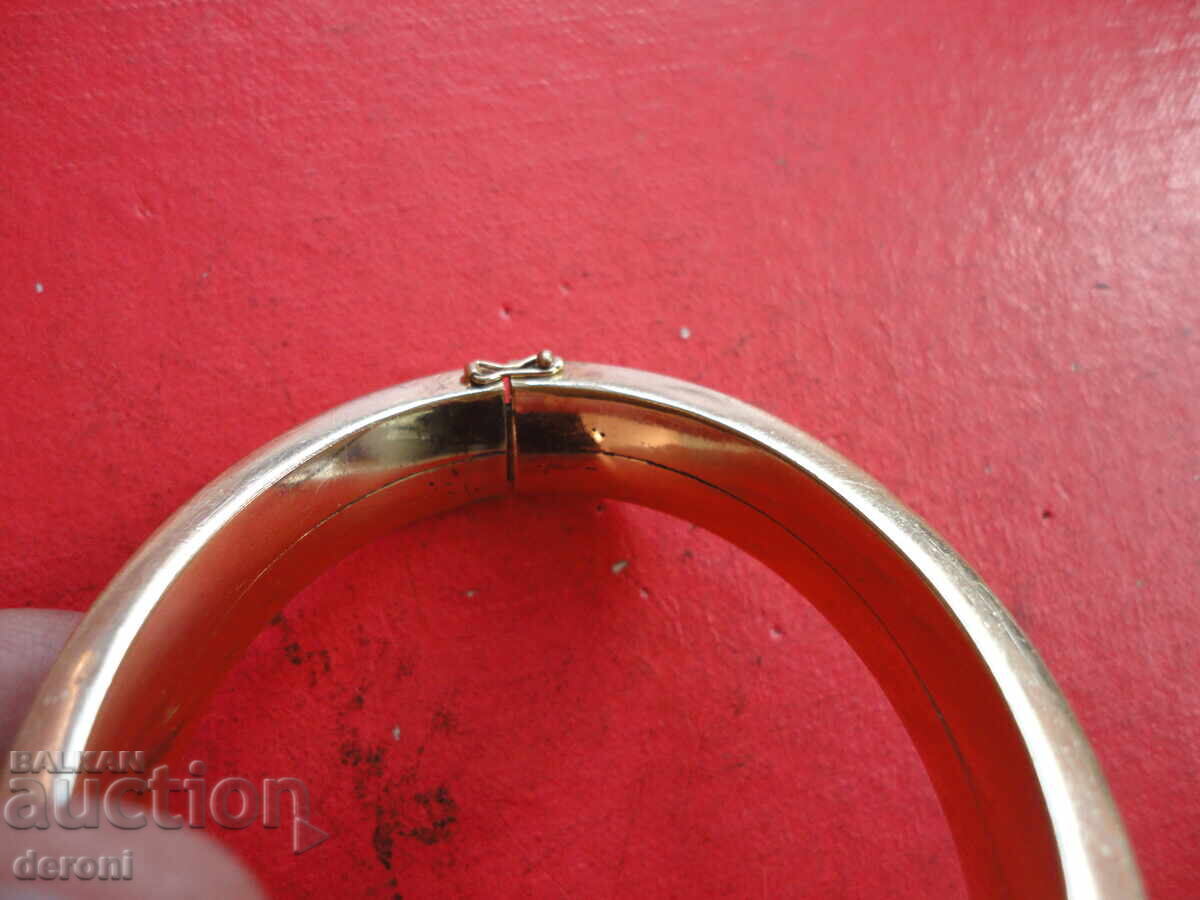 Παράδοση Μοναδικό επιχρυσωμένο μασίφ βραχιόλι Amerikaner SP 2