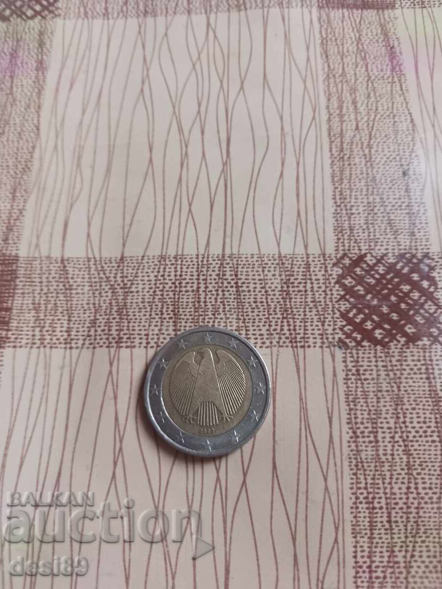 Monedă Germania 2002. Seria "F" cu preț € 150.00 | 293.37 BGN
