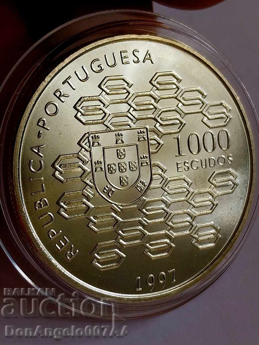 1000 εσκούδο 1997 BU Ασήμι!