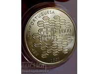 1000 escudos 1997 BU Argint!