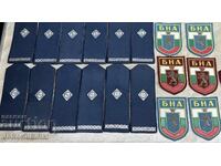 Lot of Emblems and Shoulder Boards (6 emblems and 6 sets of shoulder boards)