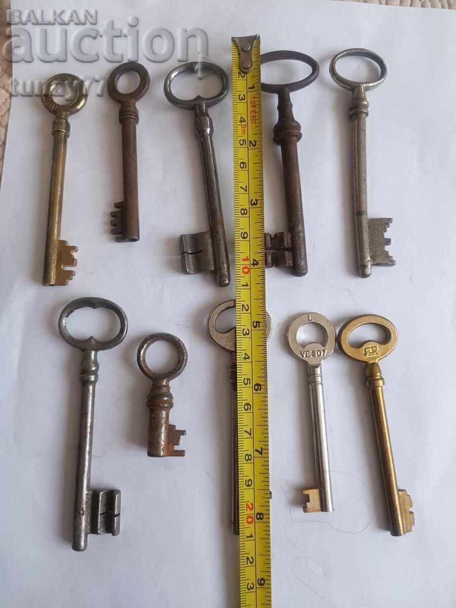 FINTIZH Redki rŭchno kovani KLYUChove 10 br Katinar porta με τιμή € 0.01 | 0.02 BGN