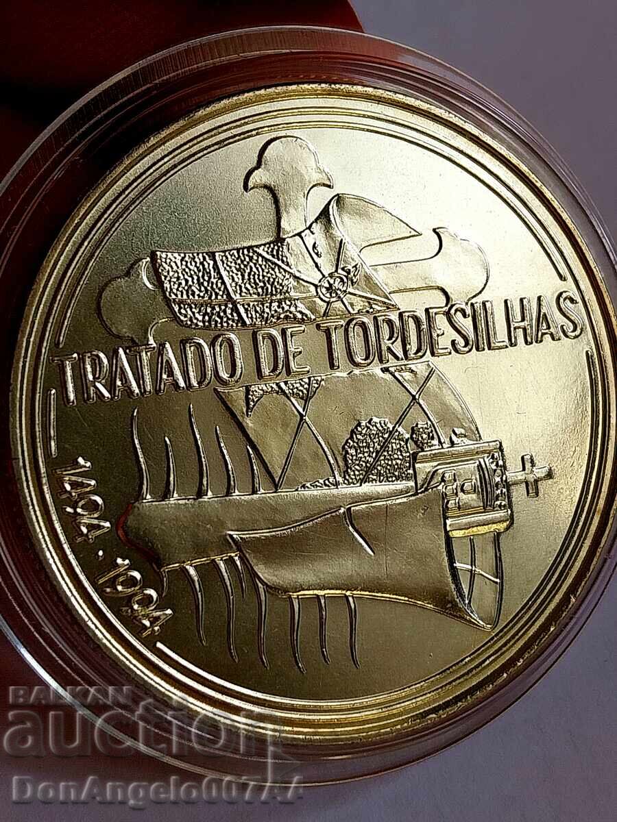 1000 escudos BU Argint!