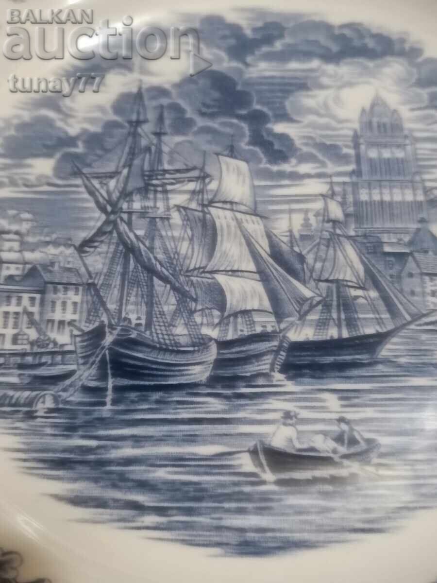 Винтиж Blue and White Transferware" - 6 Винтиж Blue and White Transferware" - 6