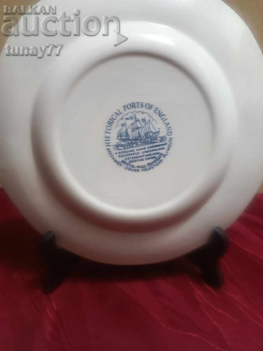 Vintage Μπλε και Λευκό Transferware - 5