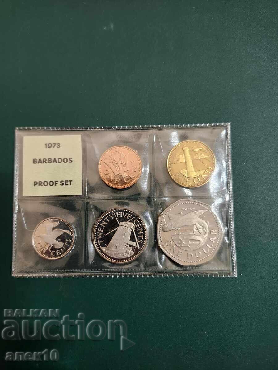 Set Barbados 1973 proof n