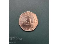 Guernsey 50 pence 1983