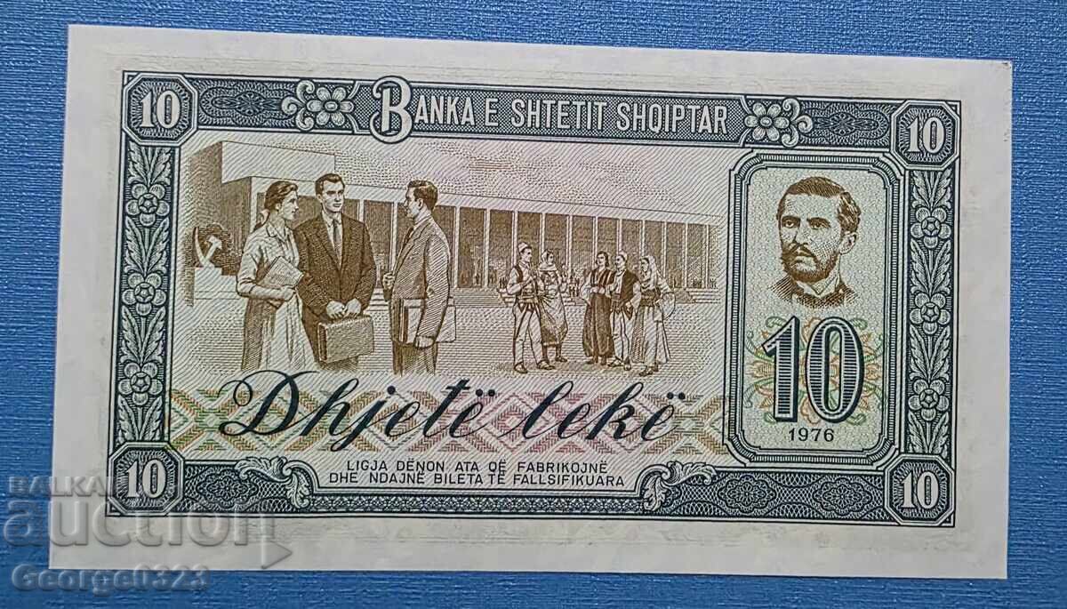 Αλβανία 1976 10 λεκ Νέα (UNC) με τιμή € 5.00 | 9.78 BGN