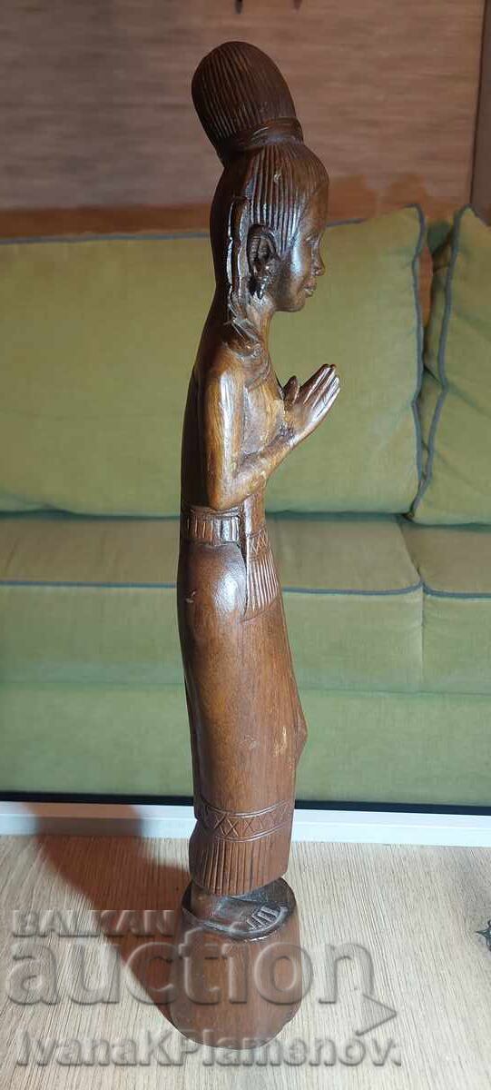 Livrarea Sculptură în lemn pentru cunoscători 48cm Livrarea Sculptură în lemn pentru cunoscători 48cm