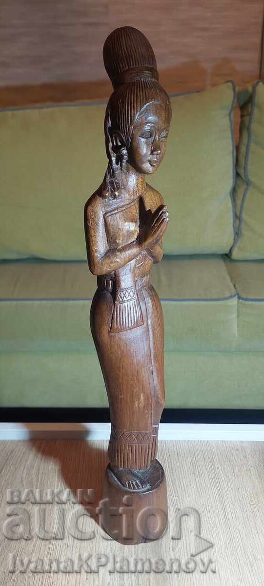 Sculptură în lemn pentru cunoscători 48cm Sculptură în lemn pentru cunoscători 48cm