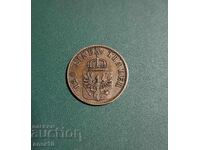Прусия  3  пфенинг  1867   н