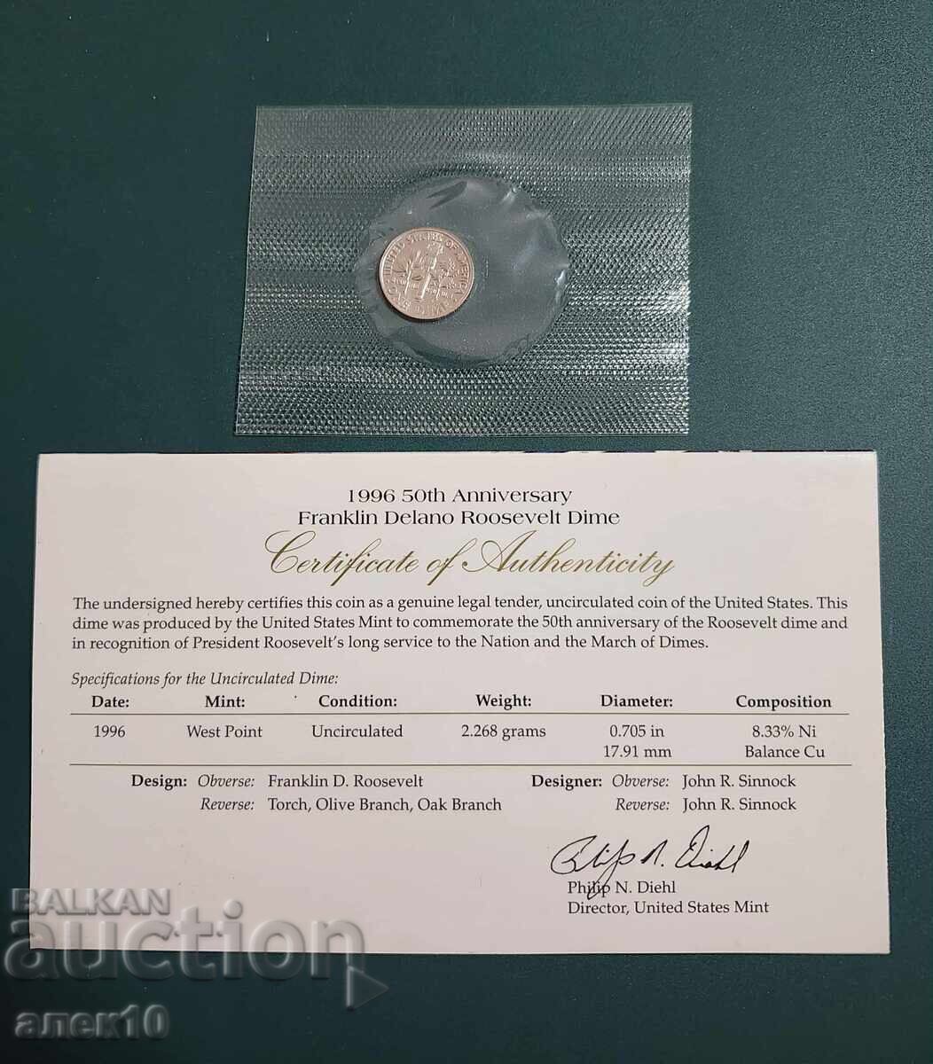 Livrarea SUA 10 cenți W 1996 n