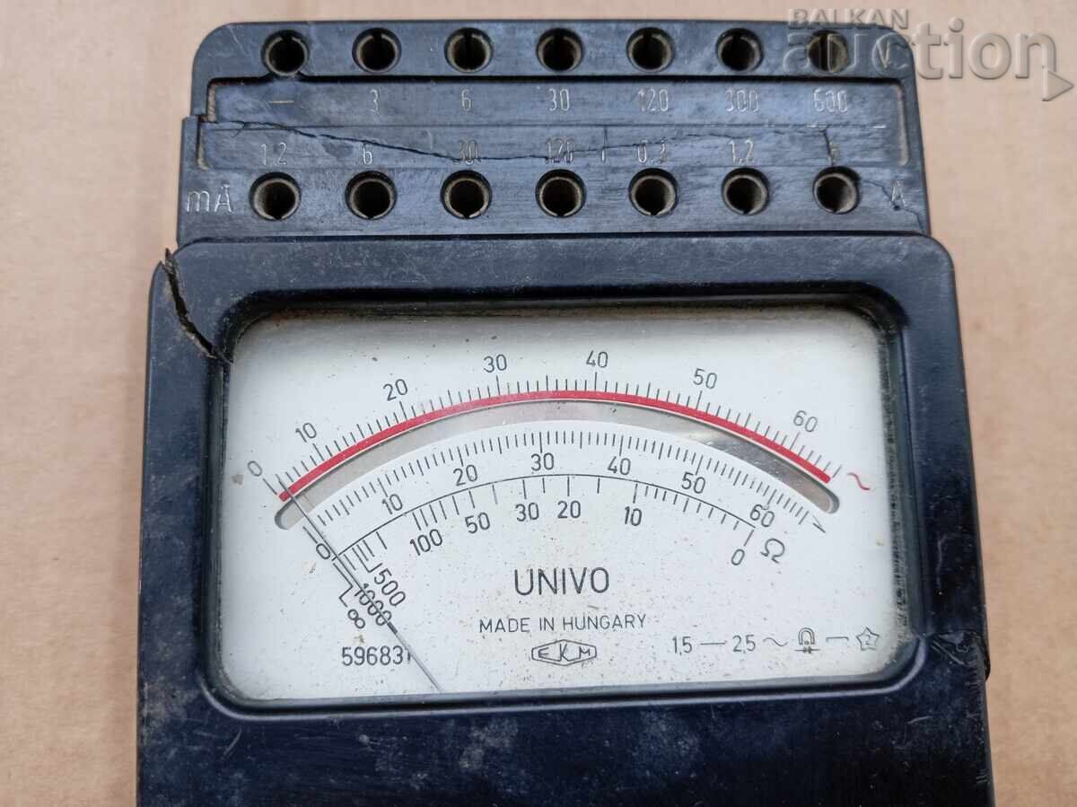 UNIVO antique bakelite measuring instrument 60s