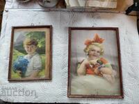 Litografii vechi, înrămate