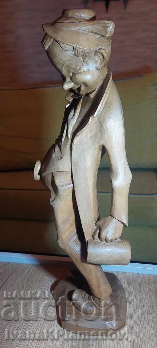 Доставка на Дърворезба голяма за ценители височина 50см