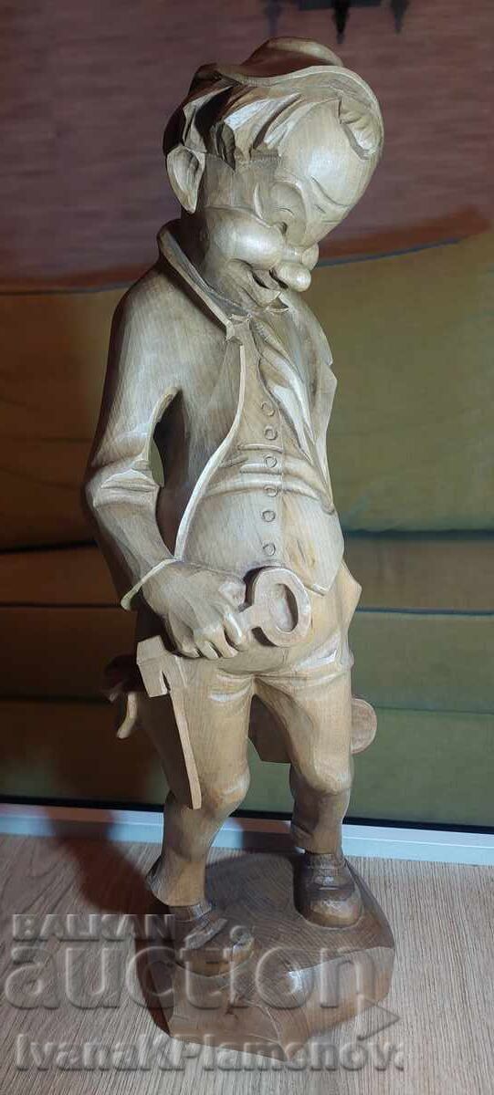 Дърворезба голяма за ценители височина 50см