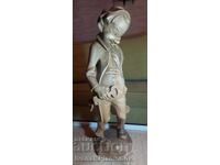 Sculptură în lemn mare pentru cunoscători, înălțime 50cm