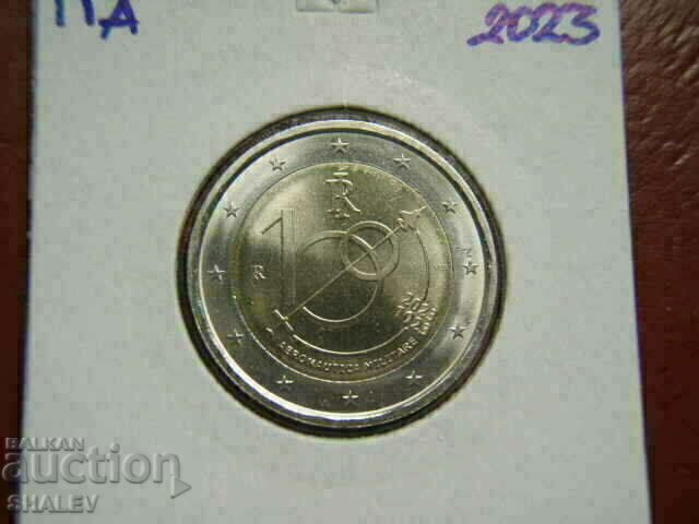 Auction  2 Euro 2023 Italy "100 years Aeronavtica" Italy (1)- 2 euros