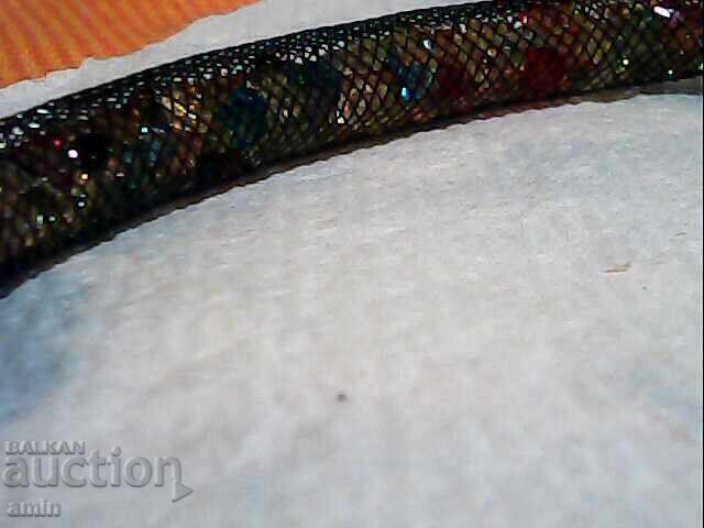 Colier frumos, cu pietre pline de cristale - 6