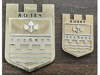 43088 Bulgaria 2 coins with the coat of arms of the city of Lovech 90s