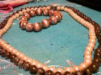 старо  красиво перлено колие два реда сес гривна