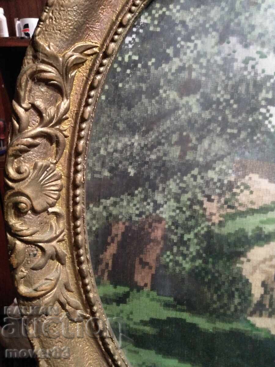 Cadru pentru goblen. Oval. 37x47 cm cu preț € 9.99 | 19.54 BGN