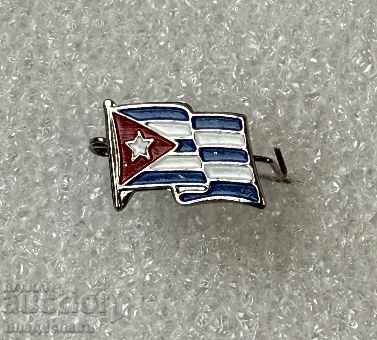 Veche insignă steag național al CUBA