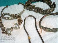Παρτίδα παλαιών ασημένιων βραχιολιών
