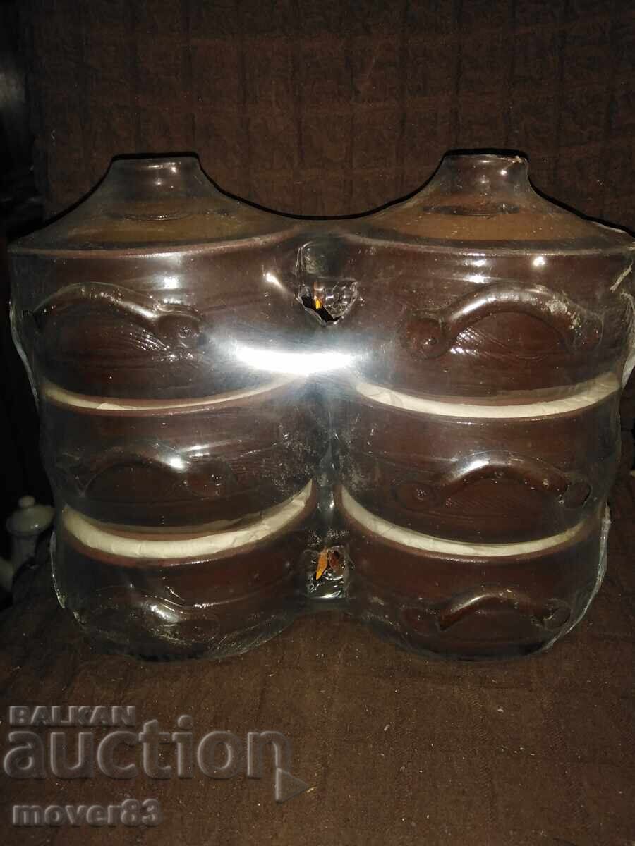 Ghivece ceramice. NOI!!!. 6 bucăți