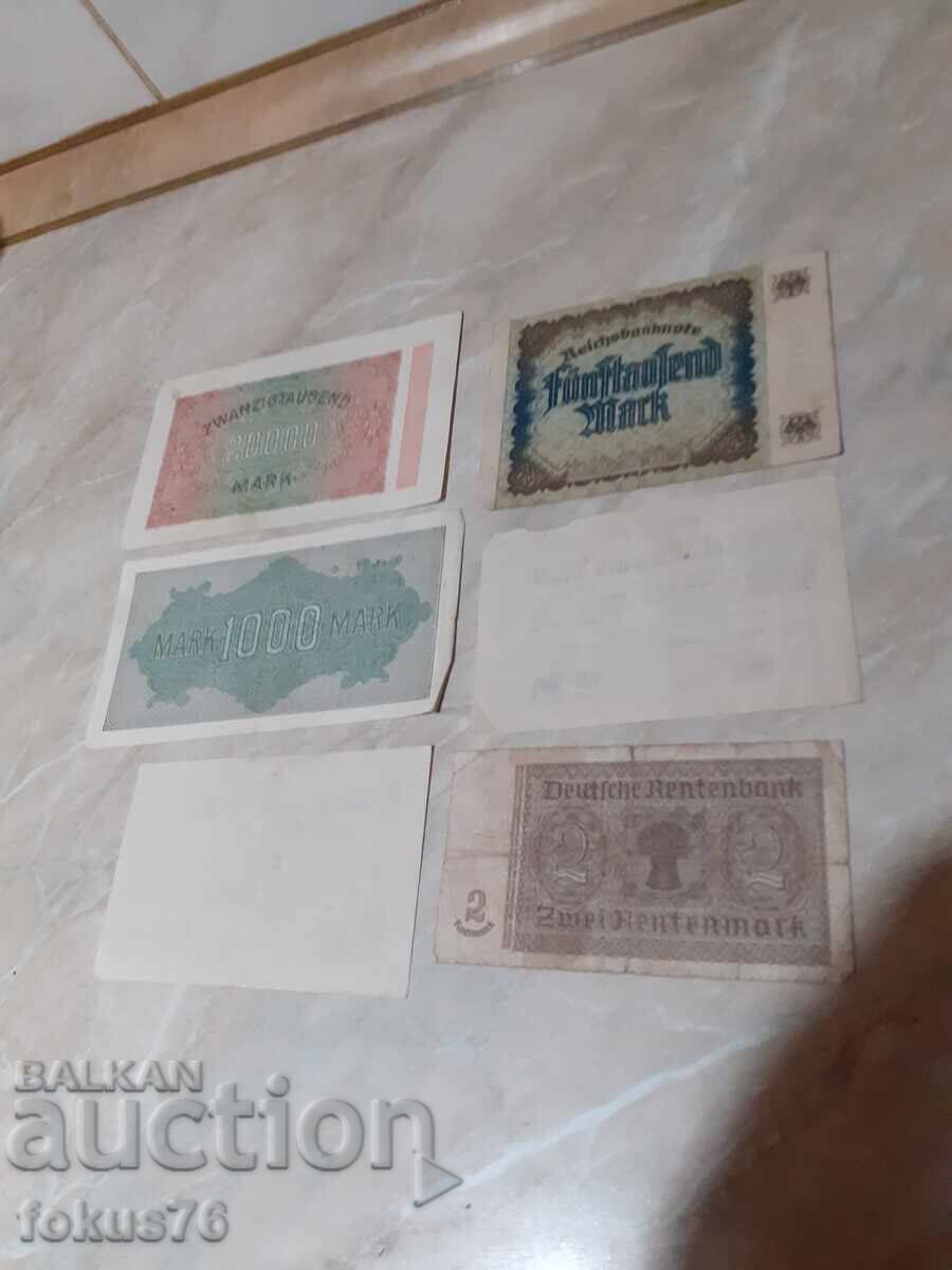 Παράδοση Λοτ 1 - Ράιχσμαρκ, χαρτονομίσματα Deutsche Mark, γραμματόσημο - 6 τεμ Παράδοση Λοτ 1 - Ράιχσμαρκ, χαρτονομίσματα Deutsche Mark, γραμματόσημο - 6 τεμ