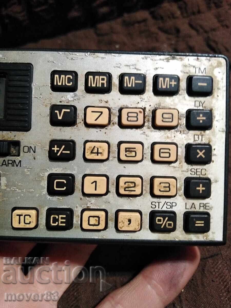 Calculator/alarmă vechi "RFT". RDG - 7