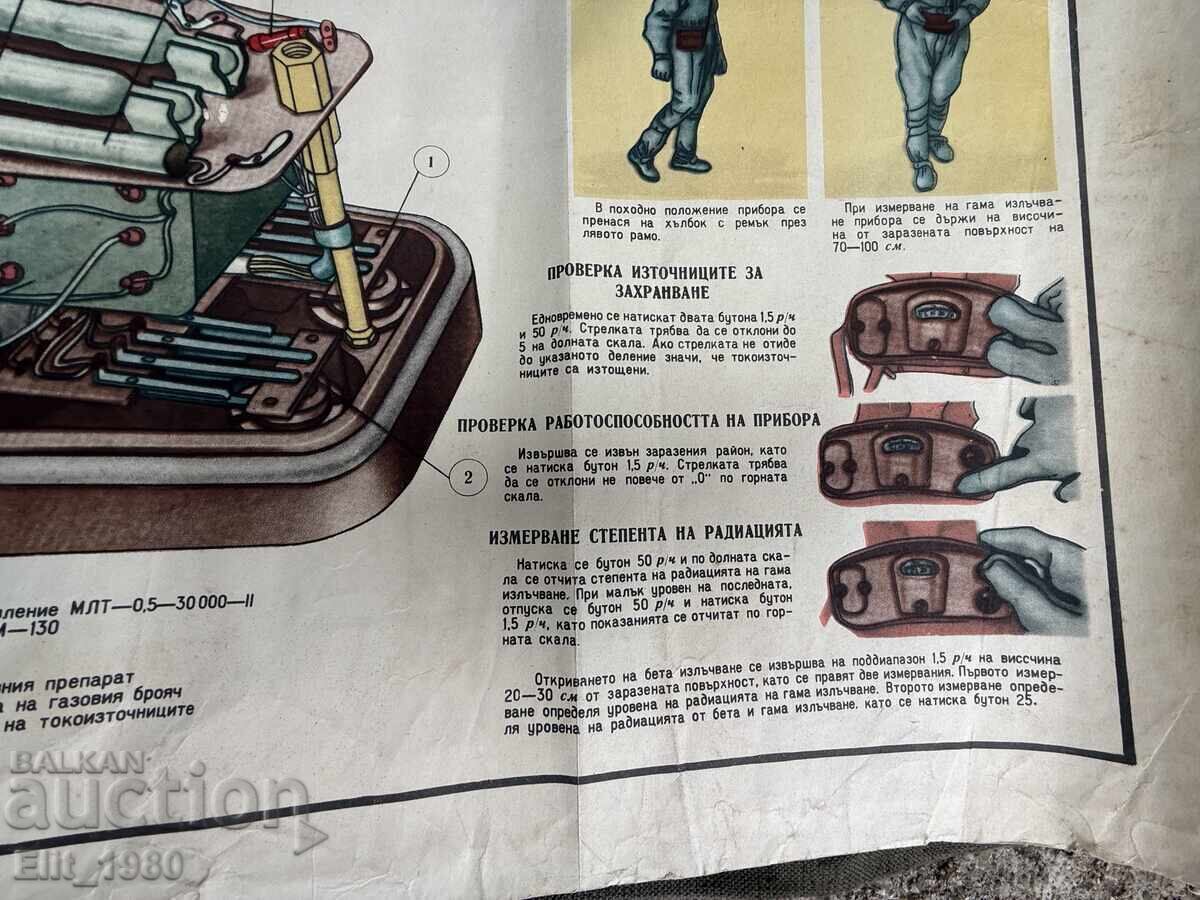 Στρατιωτικό εκπαιδευτικό ταμπλό με τιμή € 10.00 | 19.56 BGN