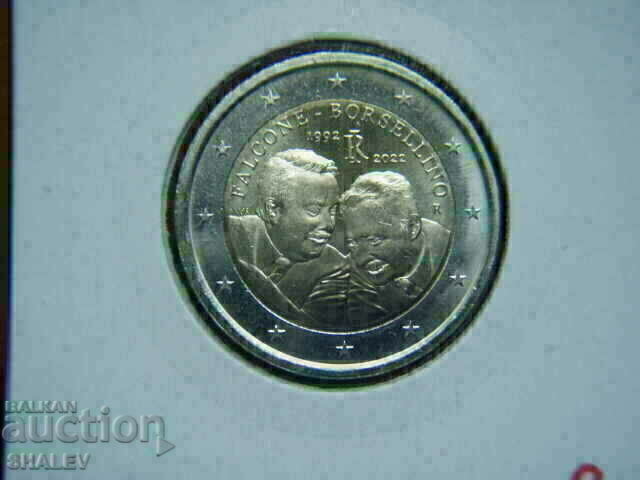 2 euro 2022 Italy "Falcone and Borcellino" (2) Италия 2 евро с цена € 5.29 | 10.35 лв.